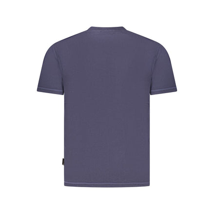 Napapijri Blue Cotton Men T-Shirt Napapijri