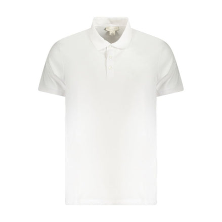 Calvin Klein White Cotton Men Polo Shirt Calvin Klein