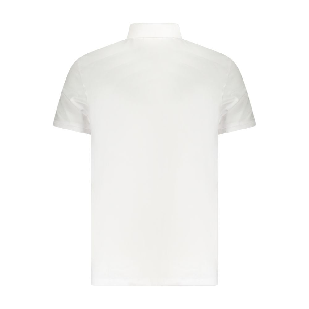 Calvin Klein White Cotton Men Polo Shirt Calvin Klein