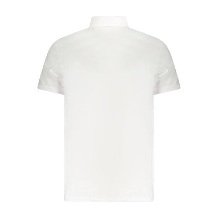 Calvin Klein White Cotton Men Polo Shirt Calvin Klein