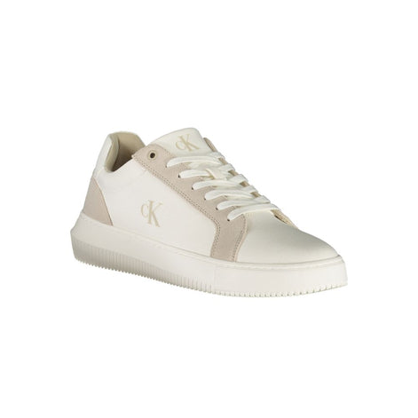 Calvin Klein White Leather Men Sneaker Calvin Klein
