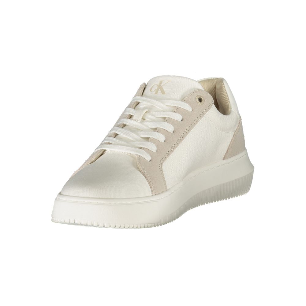 Calvin Klein White Leather Men Sneaker Calvin Klein