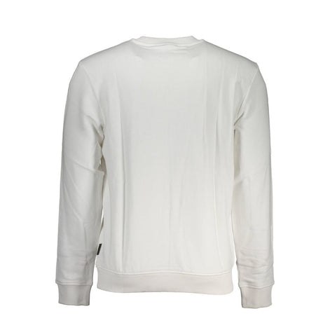 Napapijri Bianco Cotton Men Sweatshirt Napapijri