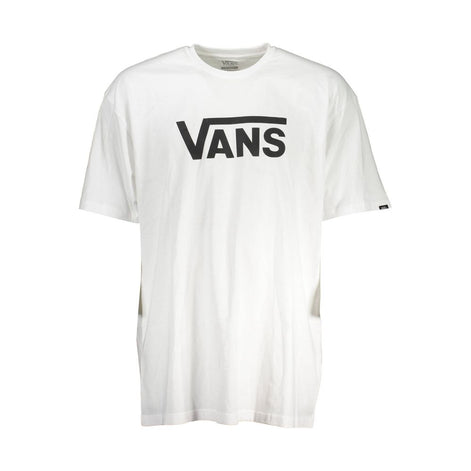Vans White Cotton Men T-Shirt Vans