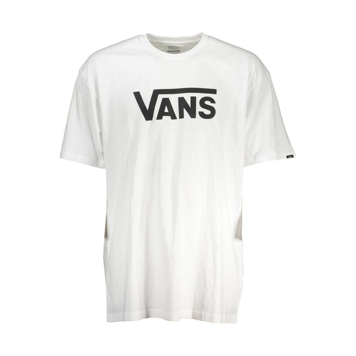 Vans White Cotton Men T-Shirt Vans