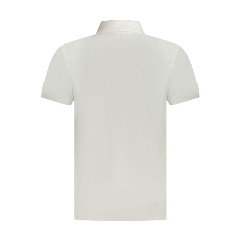 Timberland Bianco Cotton Men Polo Shirt Timberland
