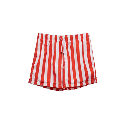 Emporio Armani Red Polyester Swim Shorts Emporio Armani
