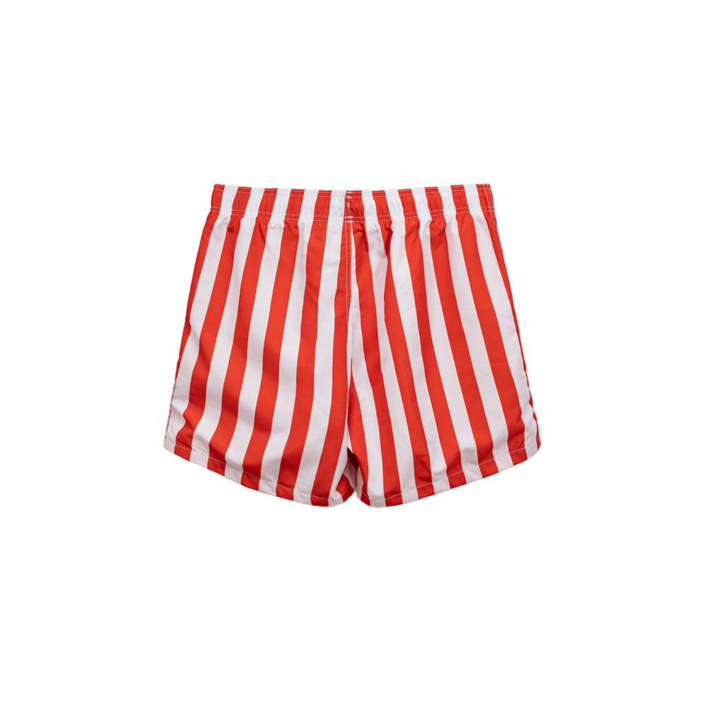 Emporio Armani Red Polyester Swim Shorts Emporio Armani