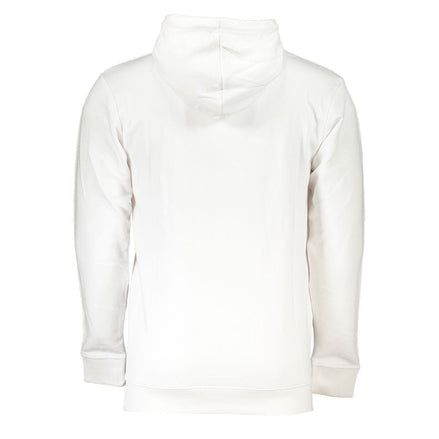 Cavalli Class Bianco Cotton Men Sweatshirt Cavalli Class