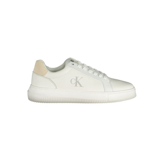 Calvin Klein White Polyethylene Men Sneaker Calvin Klein