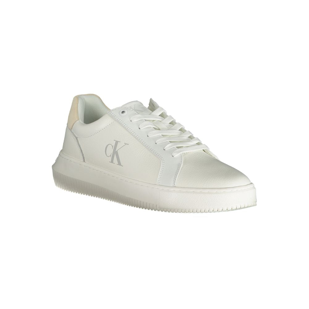 Calvin Klein White Polyethylene Men Sneaker Calvin Klein