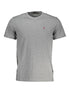 Napapijri Grigio Cotton Men T-Shirt Napapijri
