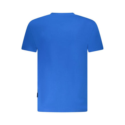 Napapijri Blue Cotton Men T-Shirt Napapijri