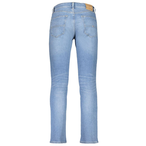 Tommy Hilfiger Blue Cotton Slim Fit Jeans Tommy Hilfiger