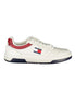 Tommy Hilfiger White Leather Men Sneaker Tommy Hilfiger