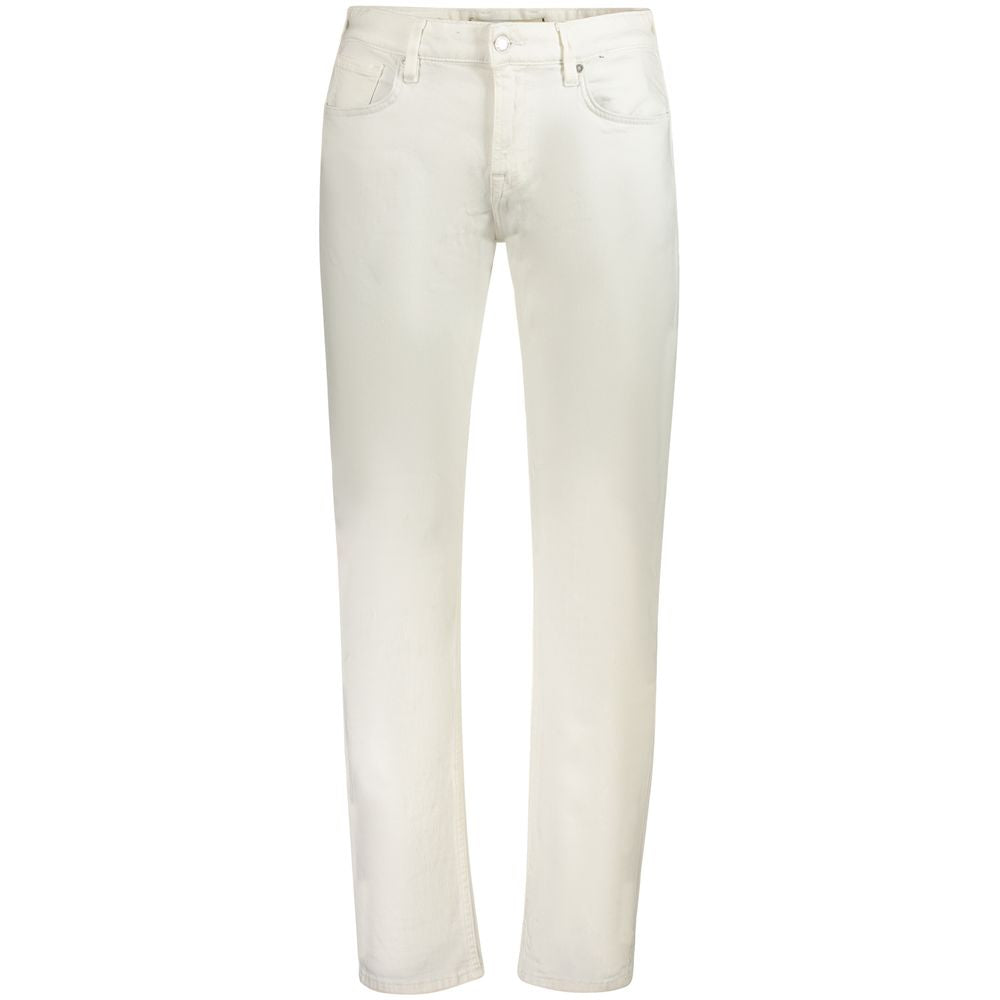 Guess Jeans White Cotton Mens Jeans Guess Jeans