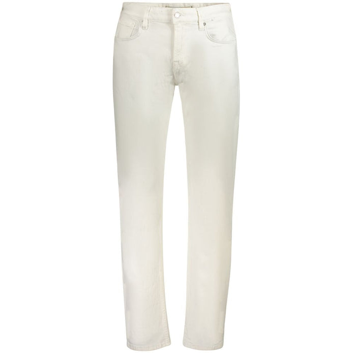 Guess Jeans White Cotton Mens Jeans Guess Jeans