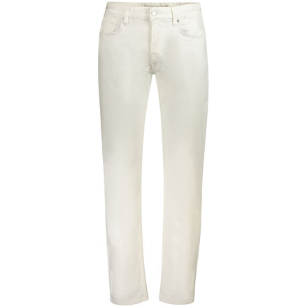 Guess Jeans White Cotton Mens Jeans Guess Jeans