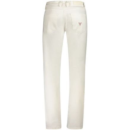 Guess Jeans White Cotton Mens Jeans Guess Jeans