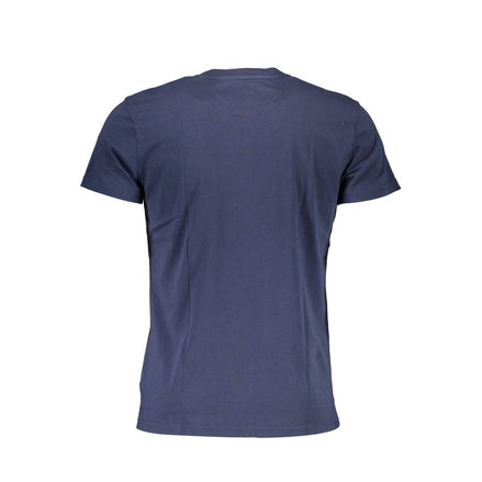 La Martina Blue Cotton Men T-Shirt La Martina