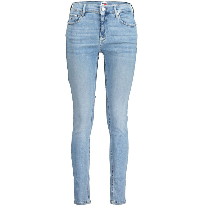 Tommy Hilfiger Blue Cotton Women Jeans Tommy Hilfiger