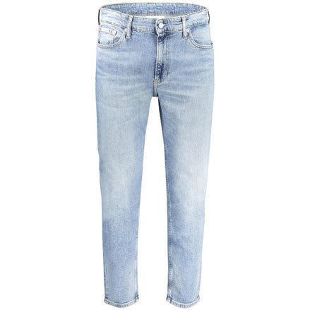 Calvin Klein Blue Cotton Relaxed Fit Jeans Calvin Klein