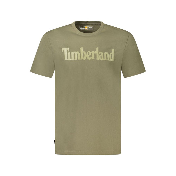 Timberland Green Organic Cotton Men T-Shirt Timberland
