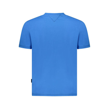 Napapijri Blue Cotton Men T-Shirt Napapijri