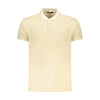 Cavalli Class Beige Cotton Men Polo Shirt Cavalli Class