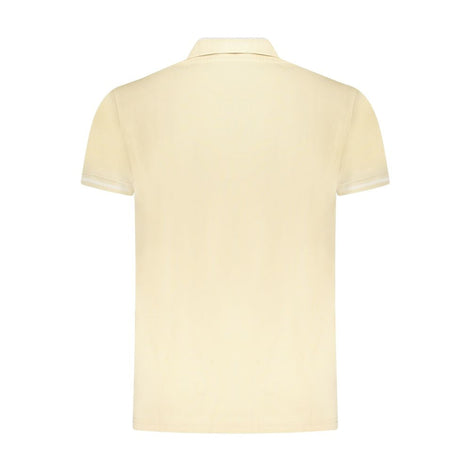Cavalli Class Beige Cotton Men Polo Shirt Cavalli Class