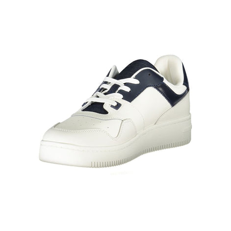 Tommy Hilfiger Blue Leather Men Sneaker Tommy Hilfiger
