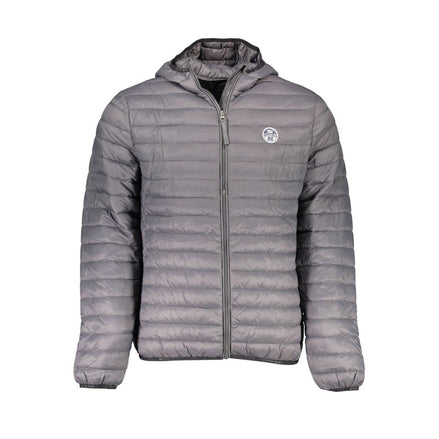 North Sails Gray Polyamide Men Jacket North Sails