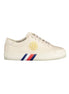 Tommy Hilfiger Beige Leather Women Sneaker Tommy Hilfiger
