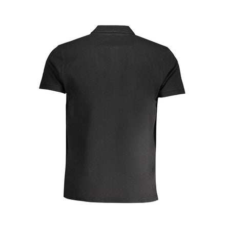 Cavalli Class Black Cotton Men's Polo Shirt Cavalli Class
