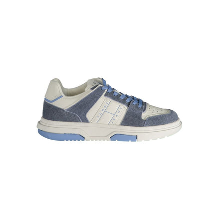Tommy Hilfiger Light Blue Leather Women Sneaker Tommy Hilfiger