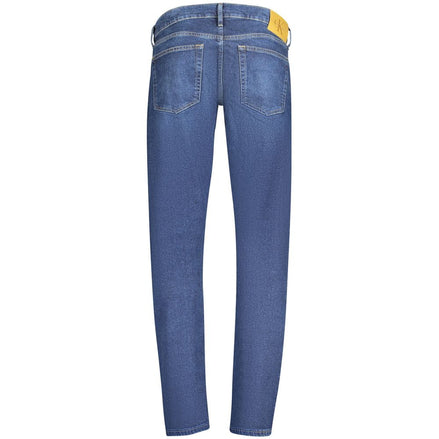 Calvin Klein Blue Cotton Men Jean Calvin Klein