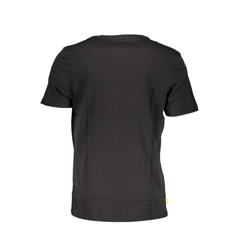 Timberland Black Organic Cotton Men T-Shirt Timberland