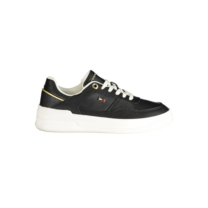 Tommy Hilfiger Black Polyethylene Women Sneaker Tommy Hilfiger