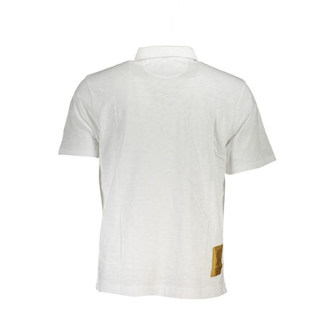 La Martina White Cotton Men's Polo Shirt La Martina