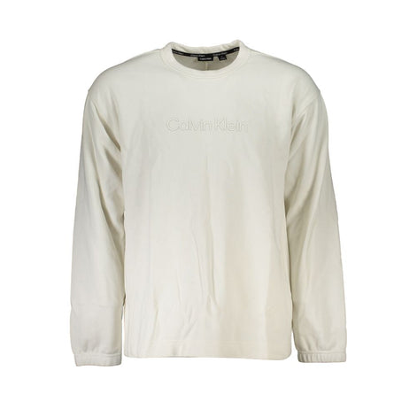 Calvin Klein White Cotton Men Sweater Calvin Klein