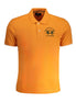 La Martina Arancione Cotton Men Polo La Martina
