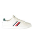Tommy Hilfiger White Leather Men Sneaker Tommy Hilfiger
