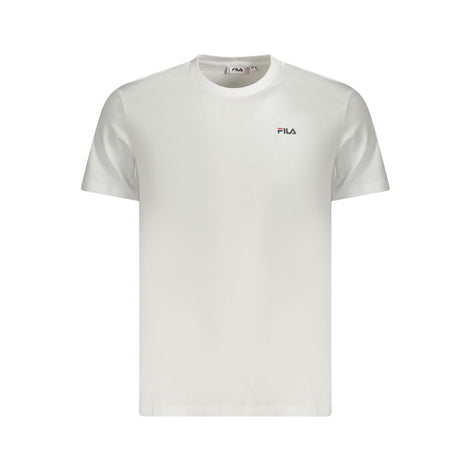 Fila White Cotton Men T-Shirt Fila