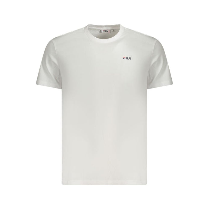 Fila White Cotton Men T-Shirt Fila