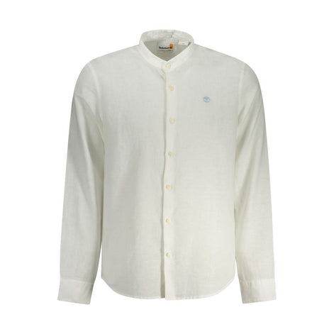 Timberland White Linen Men's Shirt Timberland