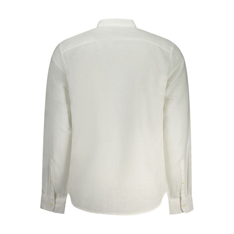 Timberland White Linen Men's Shirt Timberland