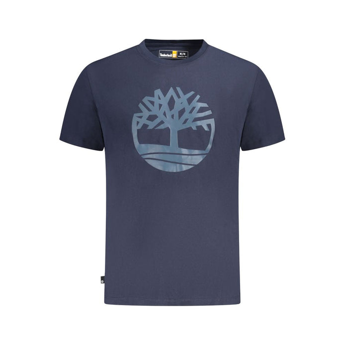 Timberland Blue Cotton Men T-Shirt Timberland
