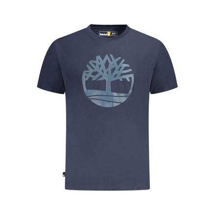 Timberland Blue Cotton Men T-Shirt Timberland