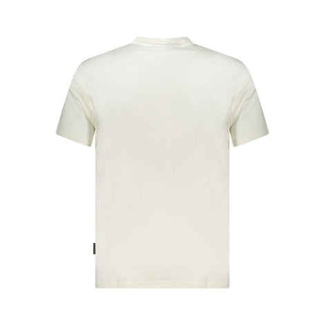 Napapijri White Cotton Men's T-Shirt Napapijri