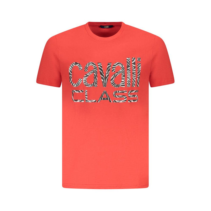 T-shirt homme Cavalli Class « Rosso Cotton »